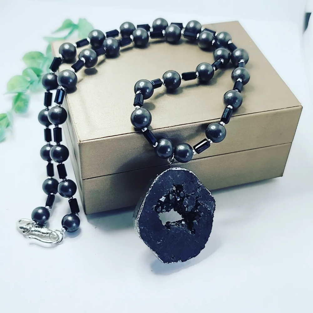 Hematite necklace